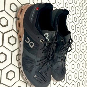 On Cloud Cloudflow Athletic Running Shoes Size Women’s 6.5Gray/Pink)